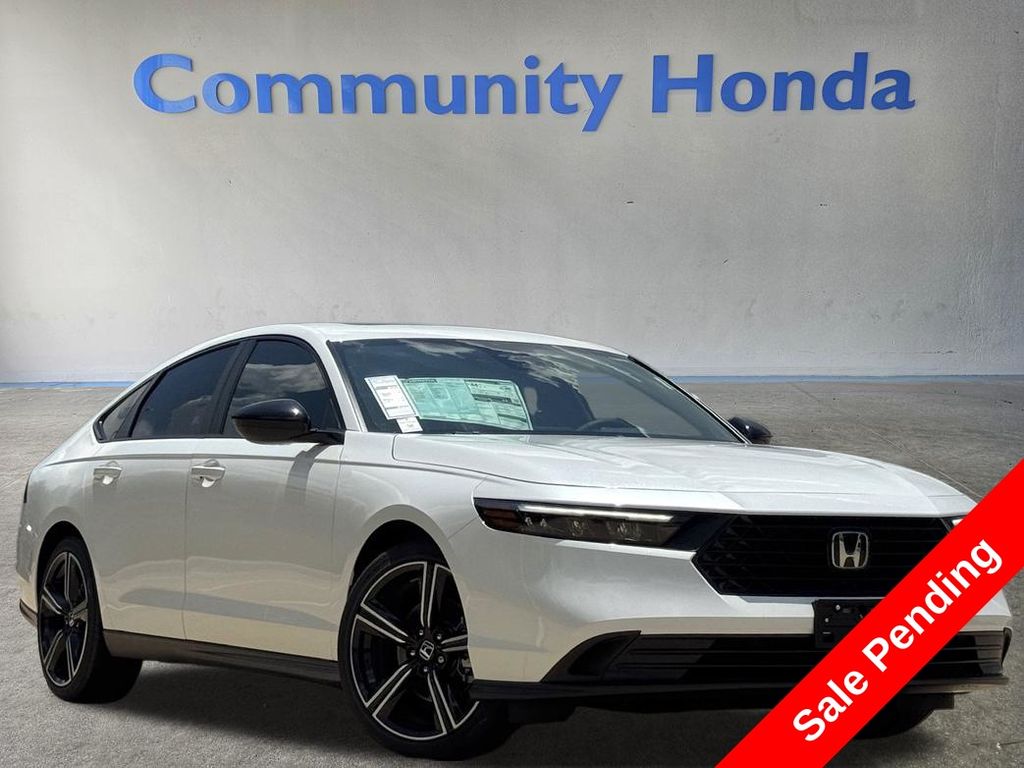 2026 Honda Accord Hybrid Sport White at Community Honda