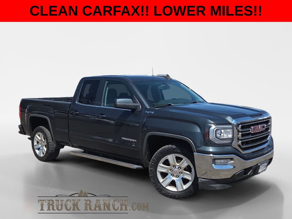 Dark Slate Metallic 2018 GMC Sierra 1500 Pickup Truck Four-Wheel Drive 6-Speed Automatic Overdrive