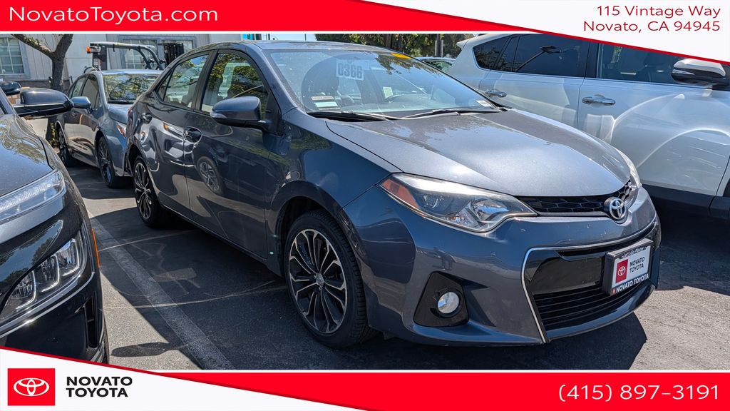 Slate Metallic 2016 Toyota Corolla Sedan Front-Wheel Drive Continuously Variable Transmission