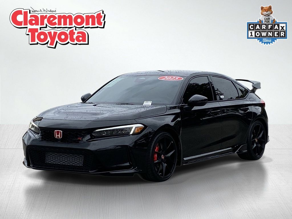 Black 2025 Honda Civic Type R FWD Hatchback Front-Wheel Drive 6-Speed Manual