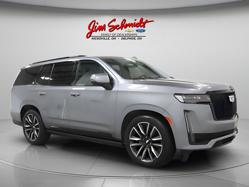 Gray (Satin Steel Metallic) 2022 Cadillac Escalade SUV / Crossover Four-Wheel Drive Automatic