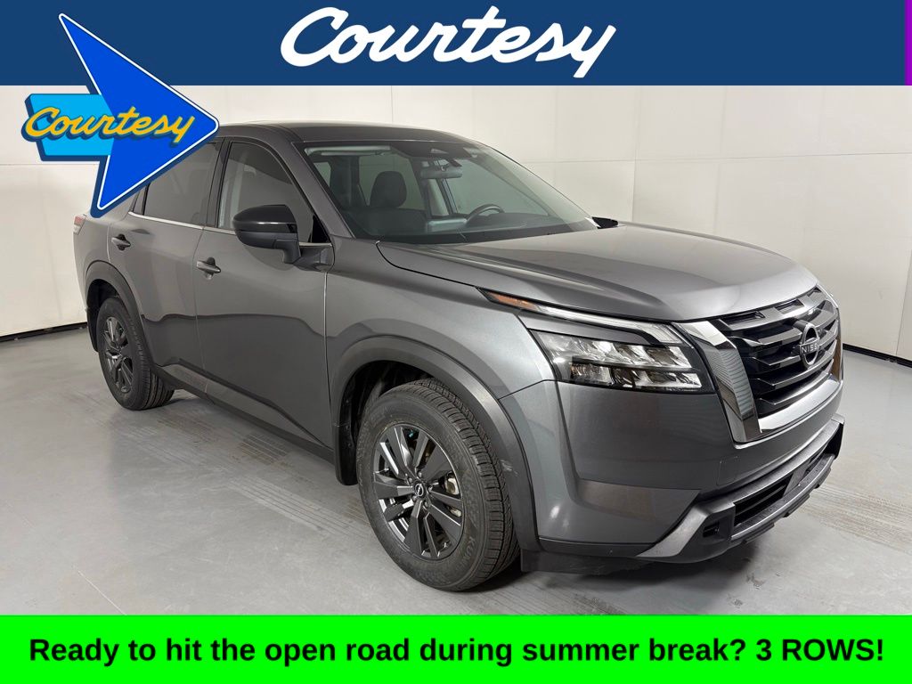 Gray (Gun Metallic) 2023 Nissan Pathfinder S FWD SUV / Crossover Front-Wheel Drive 9-Speed Automatic