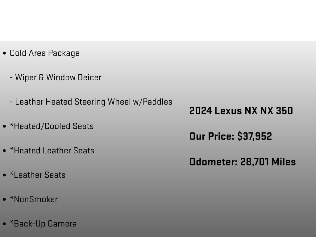 2024 Lexus NX 350 Base - 5