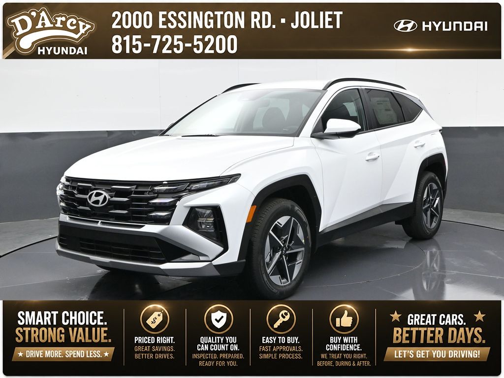 Creamy White Pearl 2026 Hyundai Tucson Hybrid Plug-In SUV / Crossover All-Wheel Drive 6-Speed Automatic