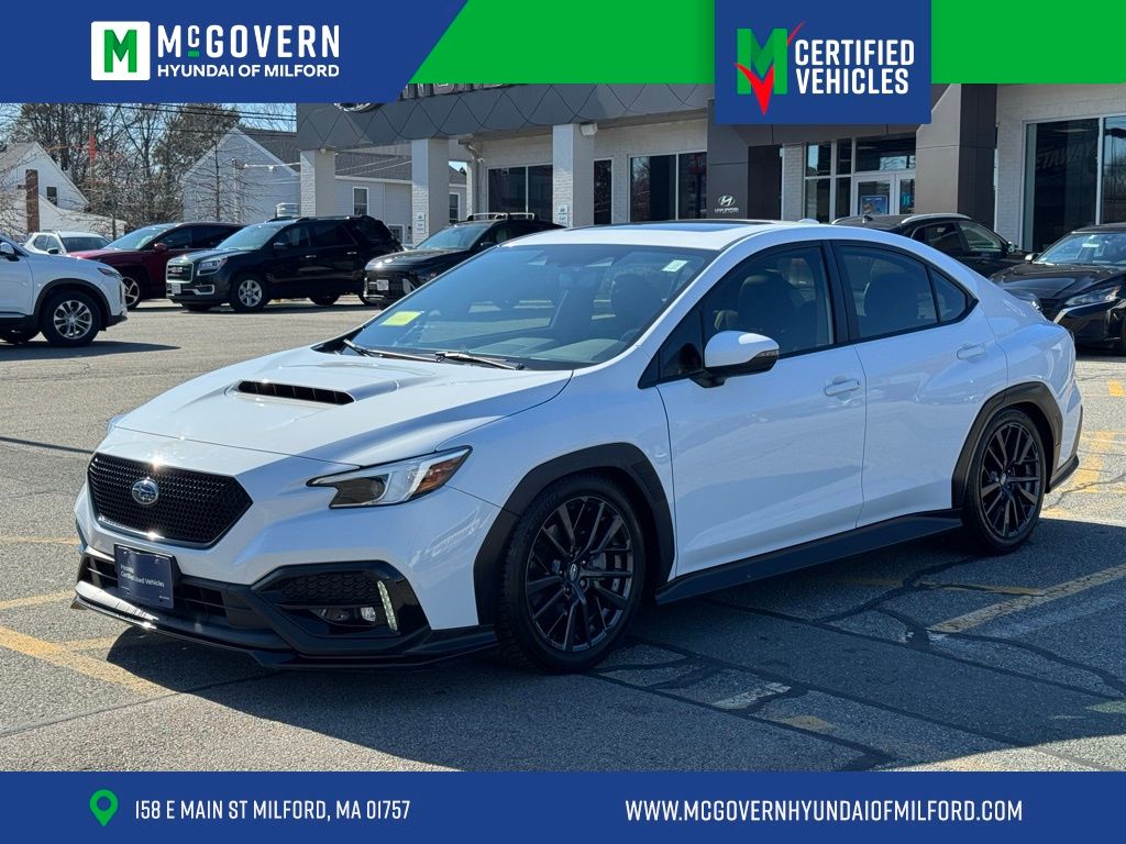 Ceramic White 2024 Subaru WRX Limited AWD Sedan All-Wheel Drive 6-Speed Manual