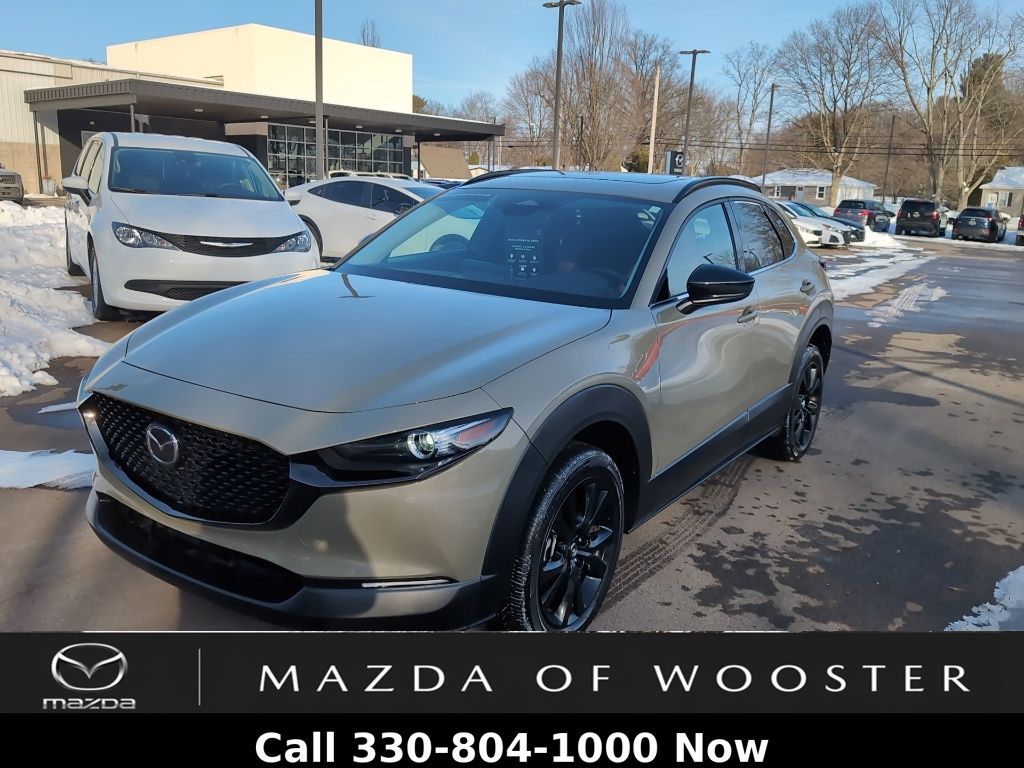 Zircon Sand Metallic 2025 Mazda CX-30 2.5 Carbon Turbo AWD SUV / Crossover All-Wheel Drive 6-Speed Automatic