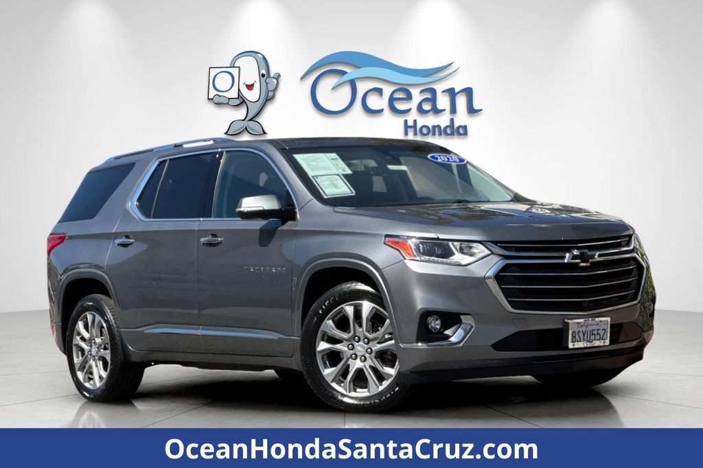 Gray (Satin Steel Metallic) 2020 Chevrolet Traverse SUV / Crossover Front-Wheel Drive 9-Speed Automatic