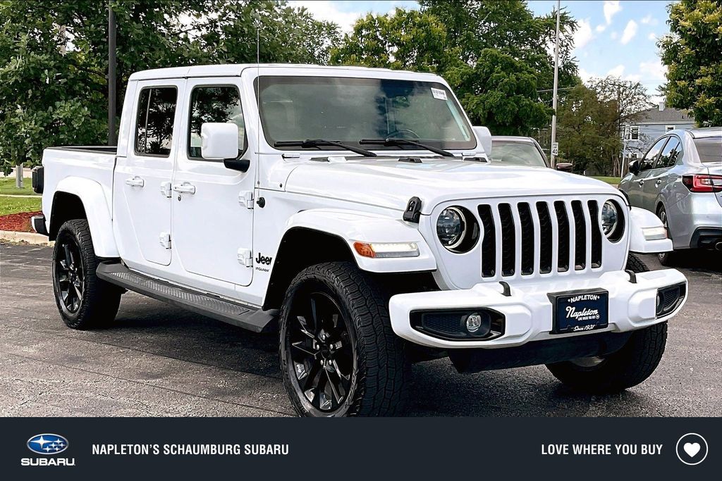 Bright White Clearcoat 2023 Jeep Gladiator Pickup Truck Four-Wheel Drive 8-Speed Automatic