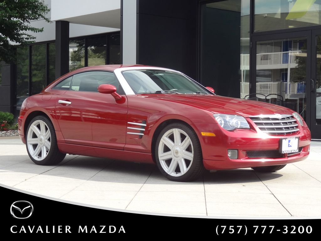 Blaze Red Crystal Pearl 2004 Chrysler Crossfire Coupe 5-Speed Automatic
