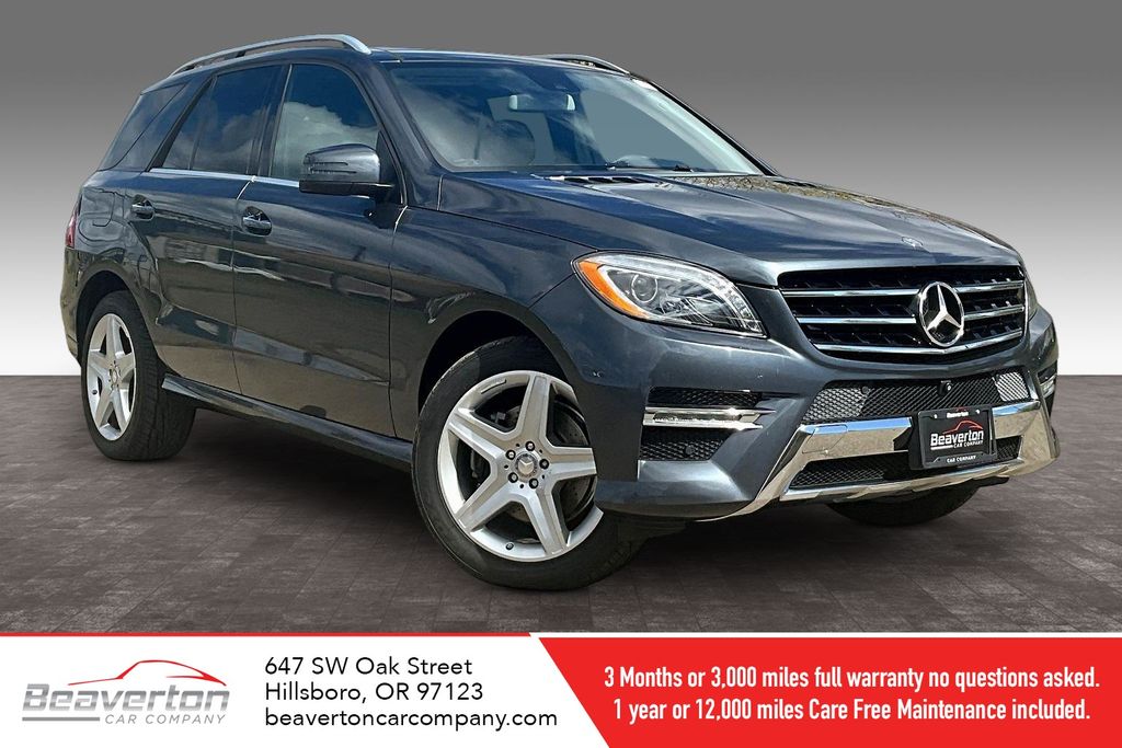 Steel Gray Metallic 2015 Mercedes-Benz M-Class ML 400 4MATIC SUV / Crossover All-Wheel Drive 7-Speed Automatic