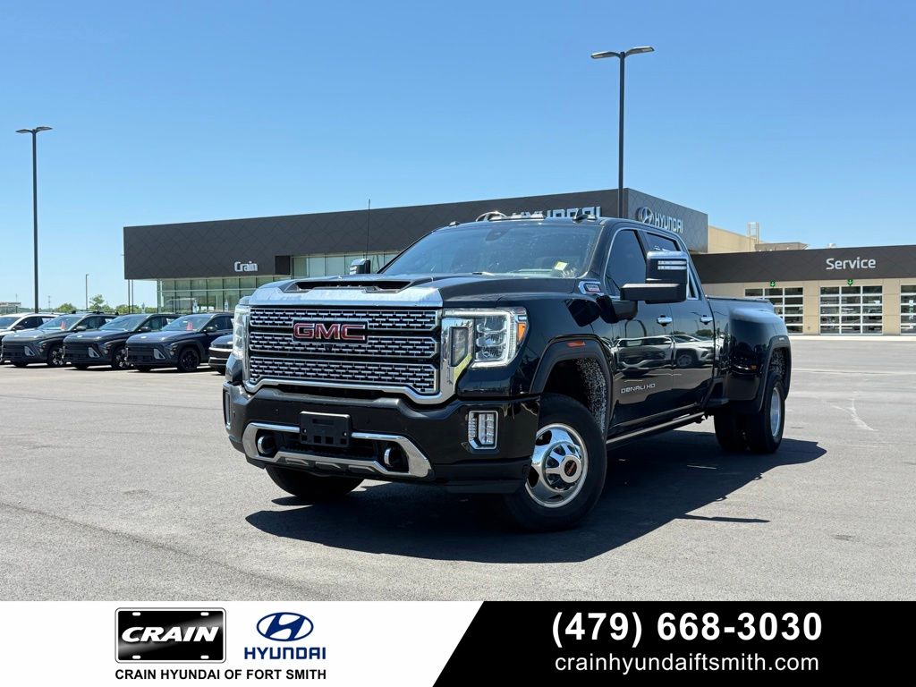 Onyx Black 2022 GMC Sierra 3500HD Pickup Truck Four-Wheel Drive Automatic
