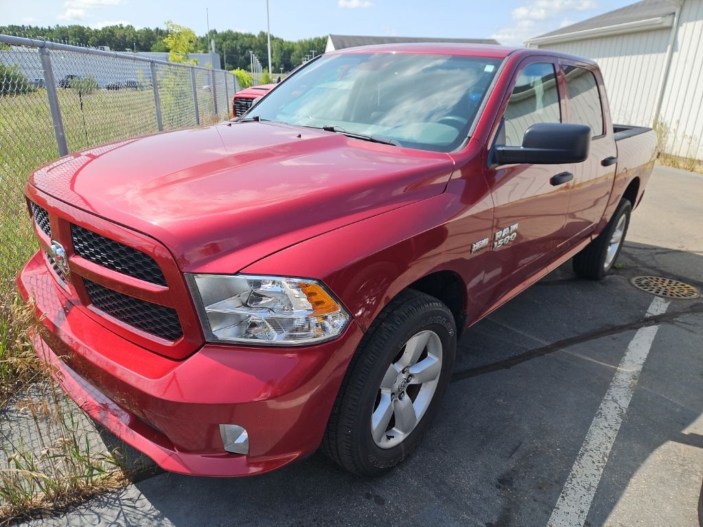 Deep Cherry Red Crystal Pearlcoat 2014 RAM 1500 Pickup Truck Four-Wheel Drive 6-Speed Automatic