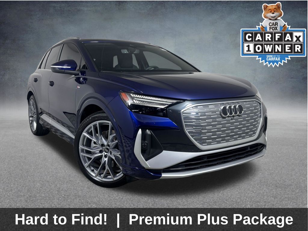 Navarra Blue Metallic 2026 Audi Q4 e-tron SUV / Crossover All-Wheel Drive Automatic