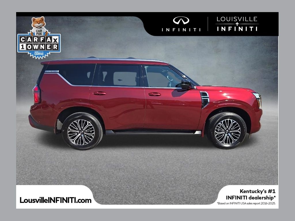 Coulis Red Pearl 2025 Nissan Armada SUV / Crossover Four-Wheel Drive 9-Speed Automatic