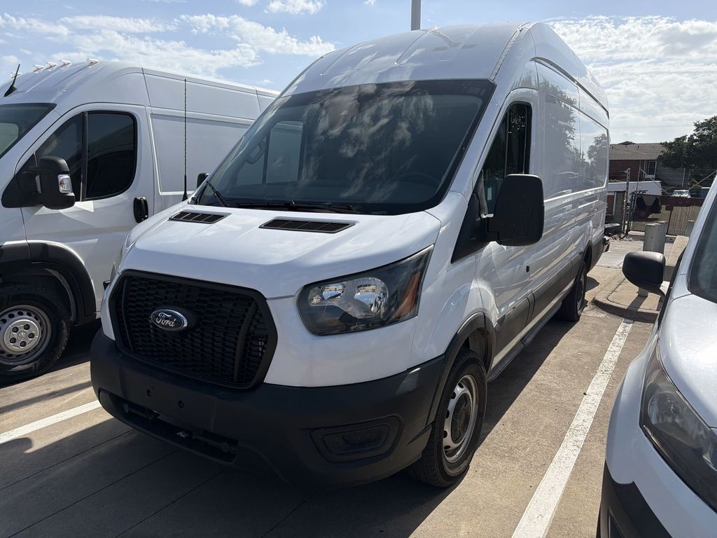 Oxford White 2025 Ford Transit Cargo Van Rear-Wheel Drive