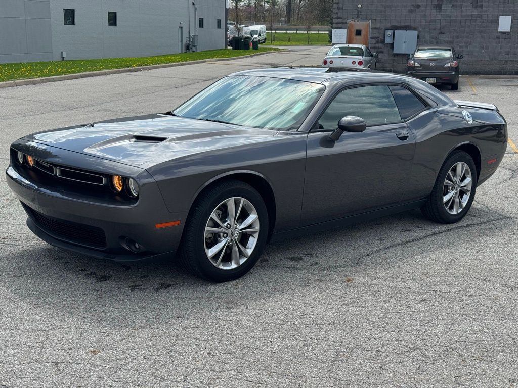 Gray (Granite Crystal Metallic Clearcoat) 2021 Dodge Challenger SXT AWD Coupe All-Wheel Drive 8-Speed Automatic
