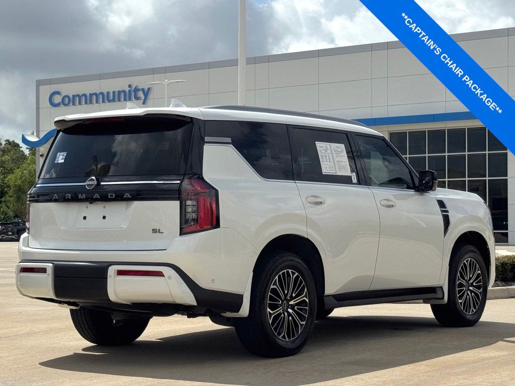 2025 Nissan Armada SL White at Central Houston Nissan
