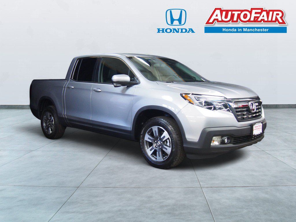 Silver 2019 Honda Ridgeline Pickup Truck All-Wheel Drive 6-Speed Automatic