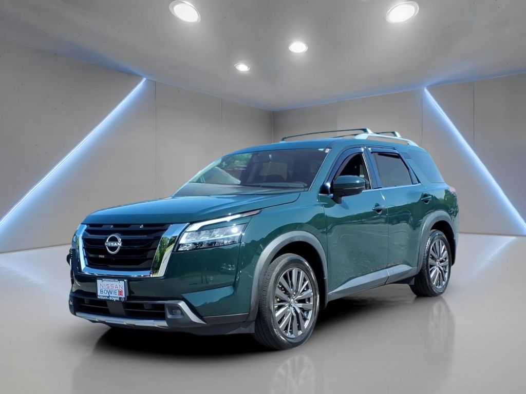 Black (Obsidian Green Pearl) 2022 Nissan Pathfinder SUV / Crossover All-Wheel Drive 9-Speed Automatic