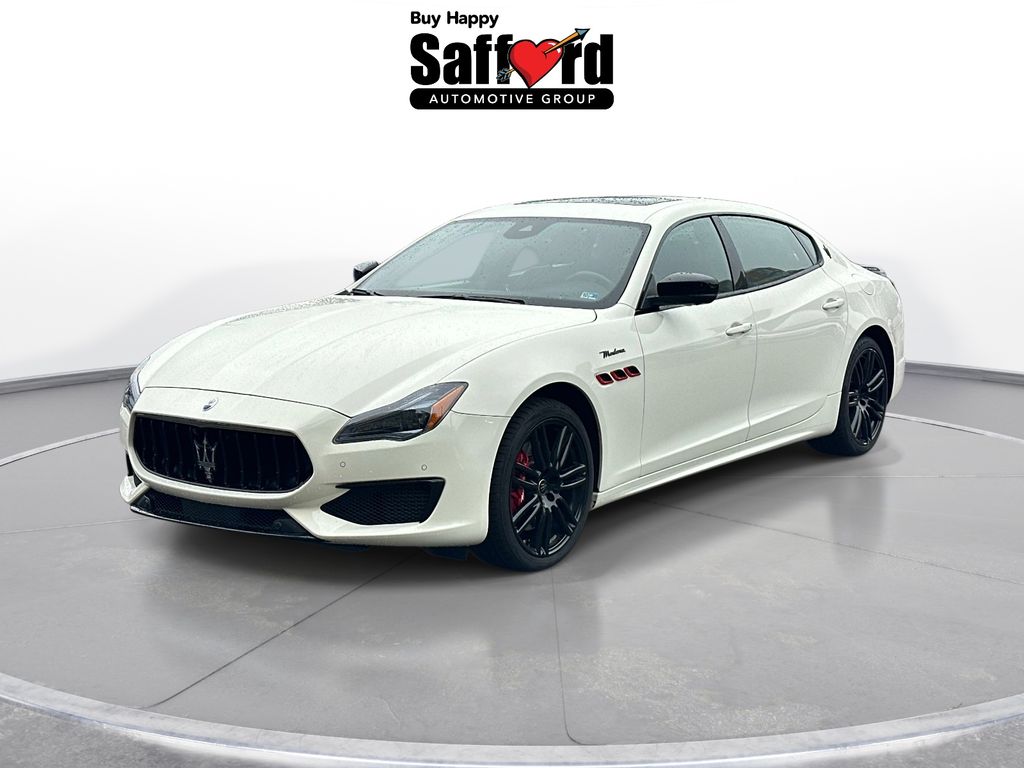 White 2023 Maserati Quattroporte Sedan All-Wheel Drive 8-Speed Automatic