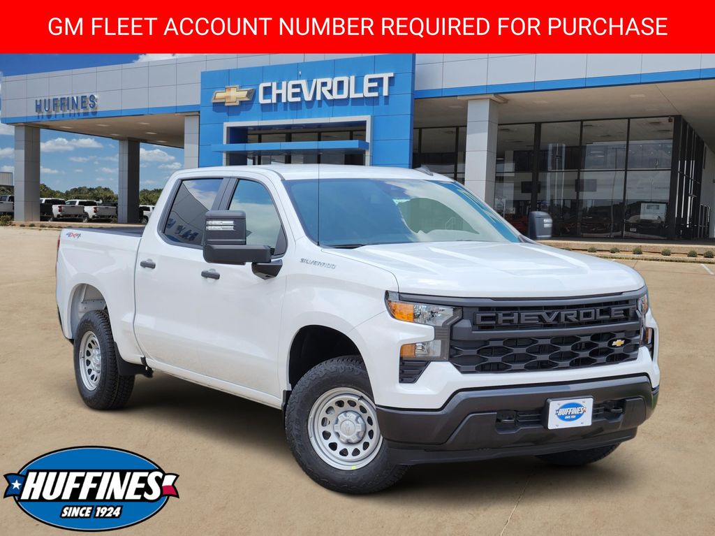 Summit White 2026 Chevrolet Silverado 1500 Pickup Truck Four-Wheel Drive Automatic