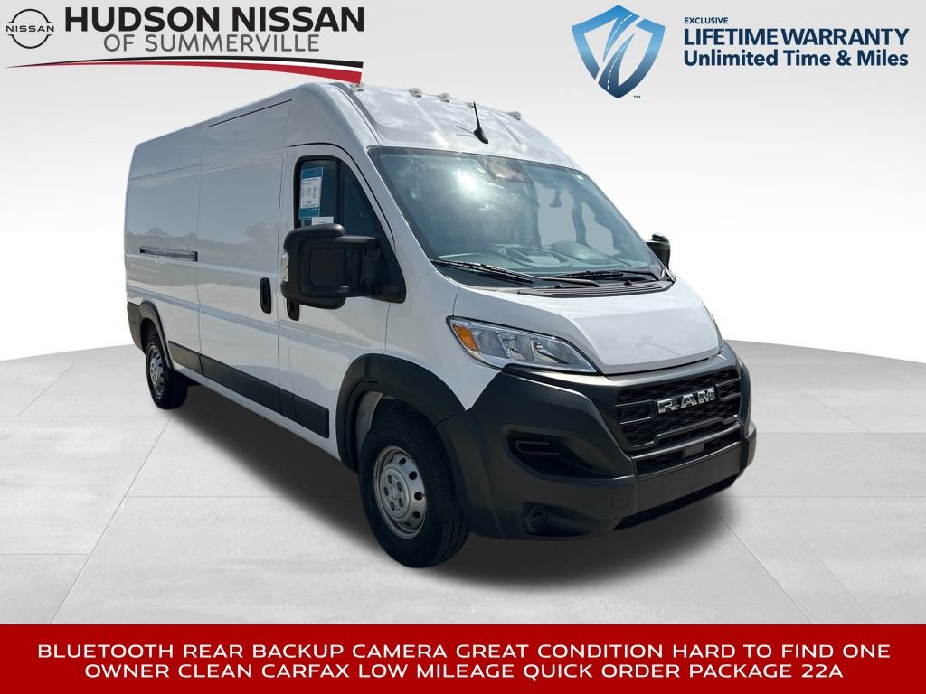 2023 Bright White Clearcoat Ram ProMaster Cargo Van High Roof Van