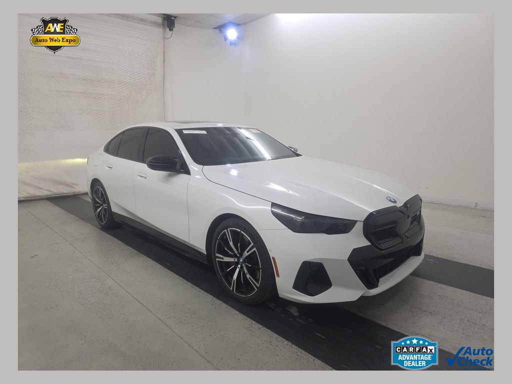 Alpine White 2024 BMW i5 M60 AWD Sedan All-Wheel Drive Automatic