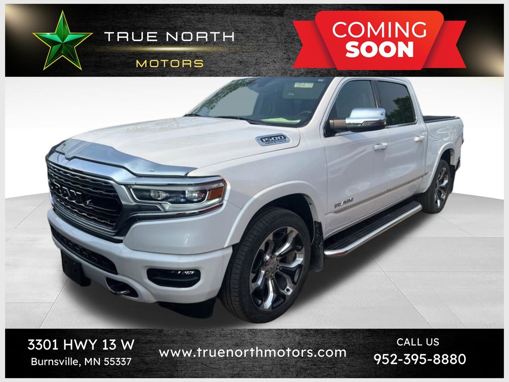 Ivory White Tri-Coat Pearlcoat 2023 RAM 1500 Pickup Truck Four-Wheel Drive 8-Speed Automatic