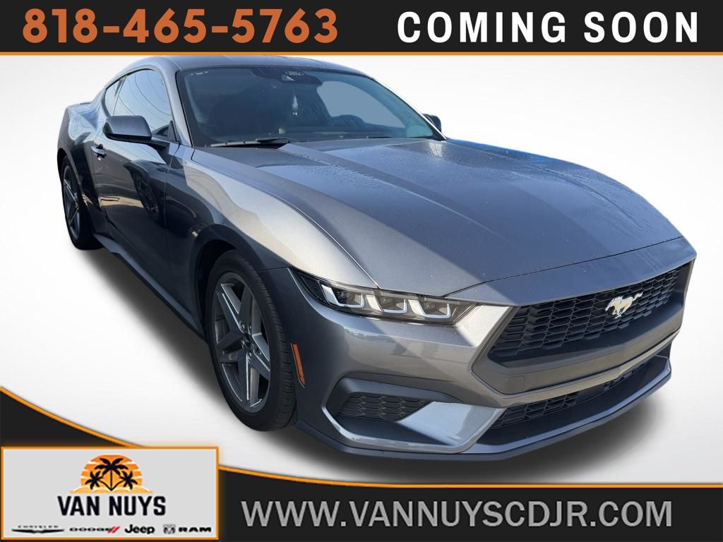 Gray Metallic 2024 Ford Mustang EcoBoost Premium Fastback RWD Coupe Rear-Wheel Drive Automatic