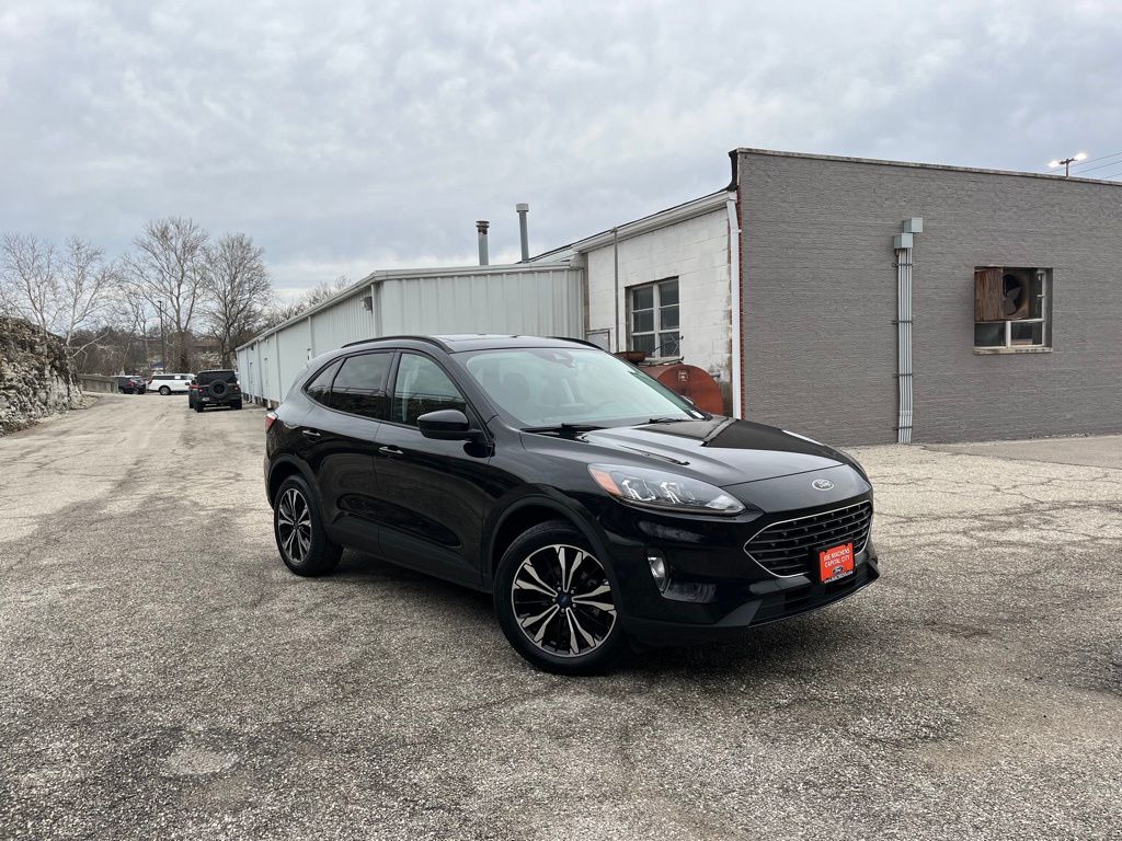 Agate Black Metallic 2022 Ford Escape SEL AWD SUV / Crossover All-Wheel Drive 8-Speed Automatic