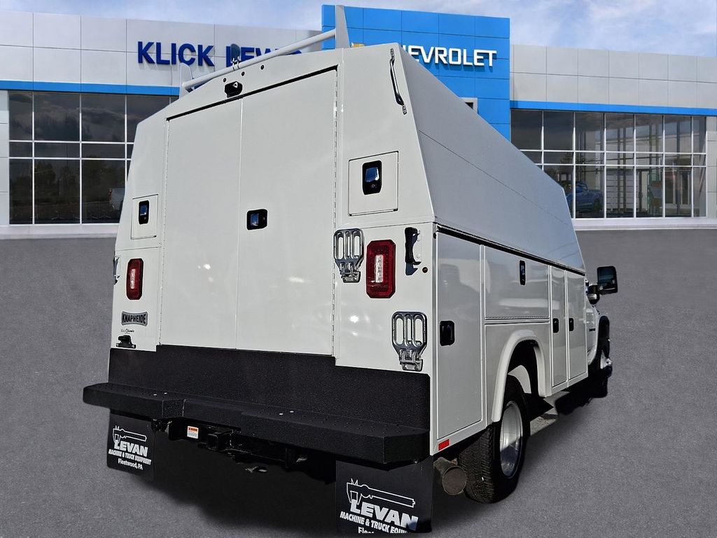2025 Chevrolet Silverado 3500HD Work Truck White at Klick Lewis Buick Chevrolet