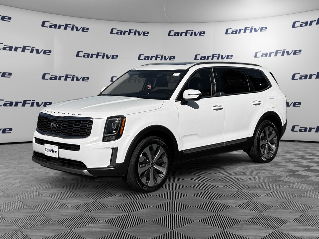 Snow White Pearl 2020 Kia Telluride SUV / Crossover All-Wheel Drive 8-Speed Automatic