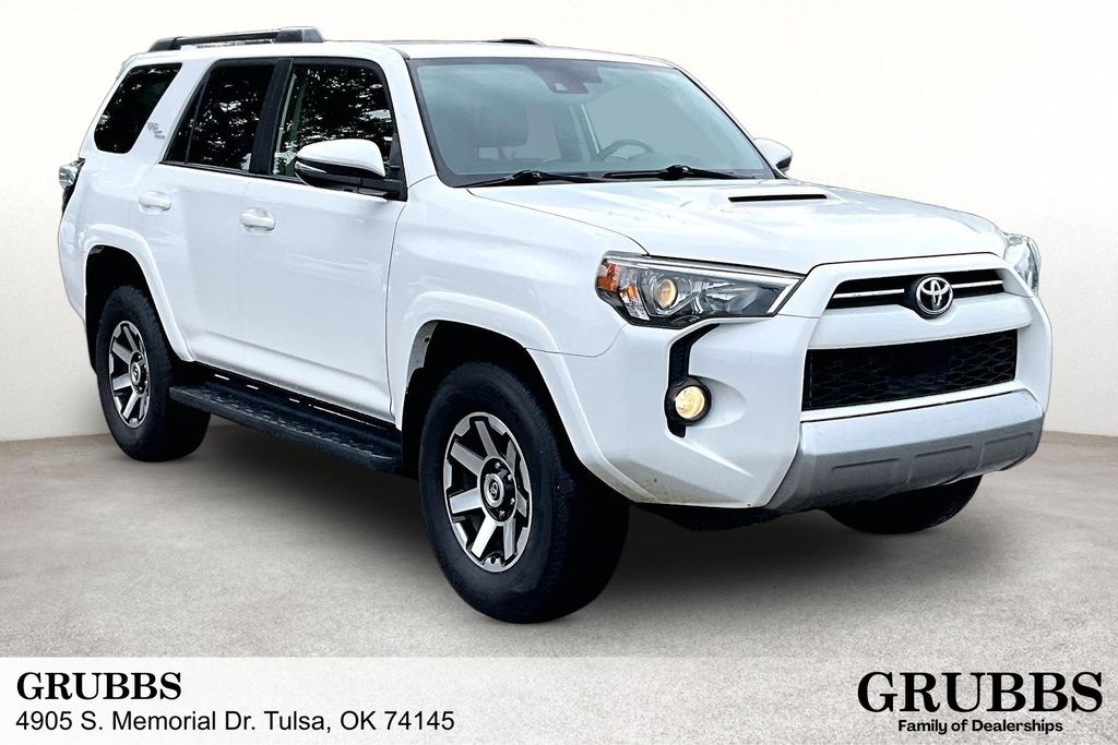 Super White 2020 Toyota 4Runner SUV / Crossover Four-Wheel Drive 5-Speed Automatic Overdrive
