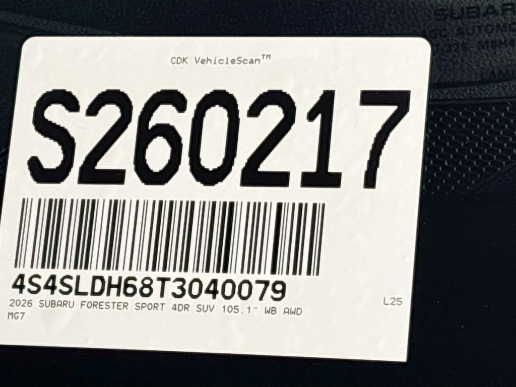 2026 Subaru Forester Sport