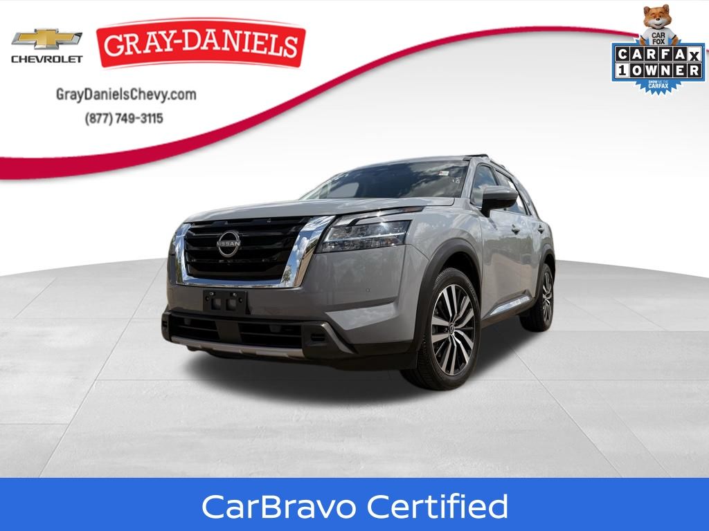 Boulder Gray Pearl 2023 Nissan Pathfinder Platinum 4WD SUV / Crossover All-Wheel Drive 9-Speed Automatic