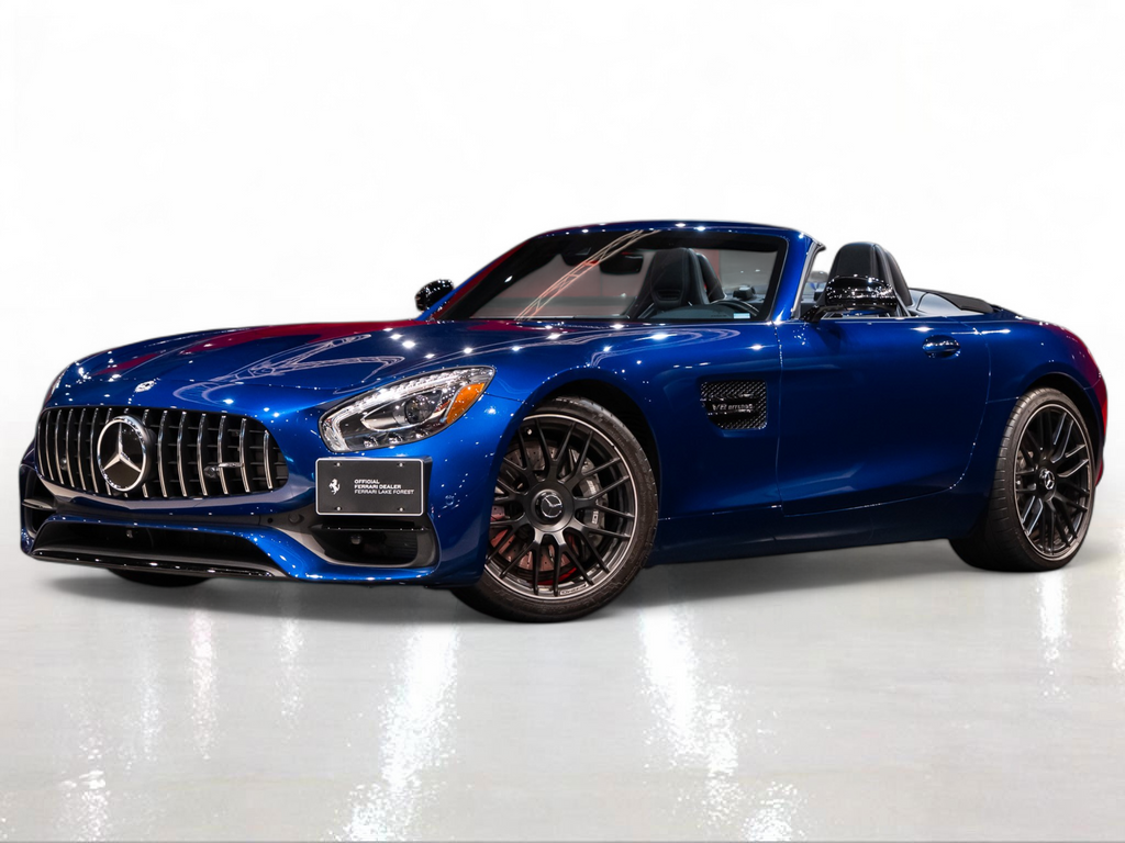 Brilliant Blue Metallic 2019 Mercedes-Benz AMG GT Convertible Rear-Wheel Drive 7-Speed Automatic