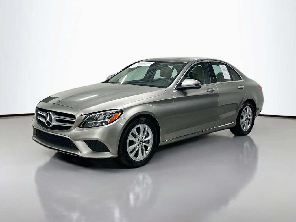 Mojave Silver Metallic 2021 Mercedes-Benz C-Class Sedan Rear-Wheel Drive 9-Speed Automatic