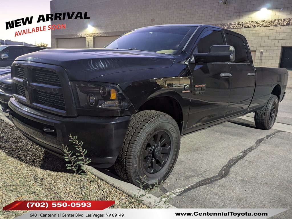 Black 2012 RAM 3500 Pickup Truck Four-Wheel Drive 6-Speed Automatic