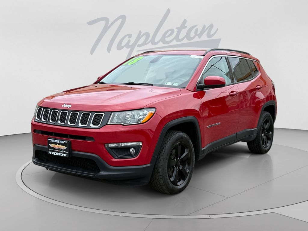 Redline Pearlcoat 2018 Jeep Compass SUV / Crossover Four-Wheel Drive 9-Speed Automatic
