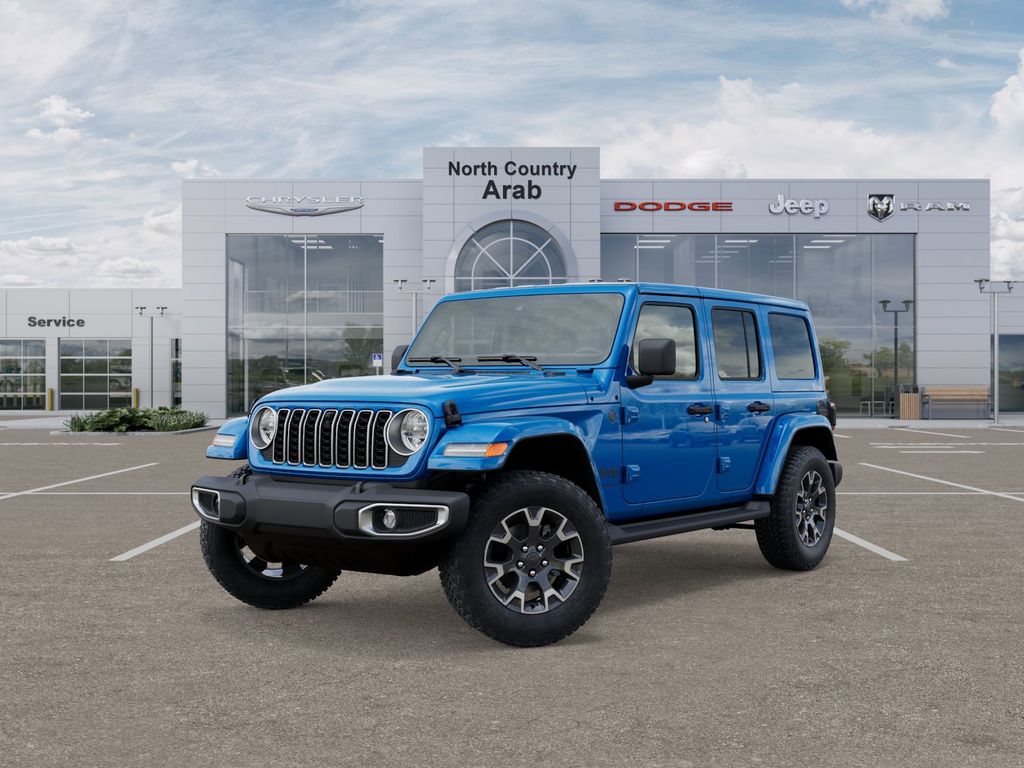 Hydro Blue Pearl Coat 2025 Jeep Wrangler SUV / Crossover Four-Wheel Drive 8-Speed Automatic