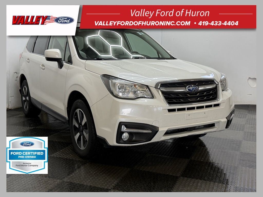 Crystal White Pearl 2017 Subaru Forester 2.5i Limited SUV / Crossover All-Wheel Drive Continuously Variable Transmission