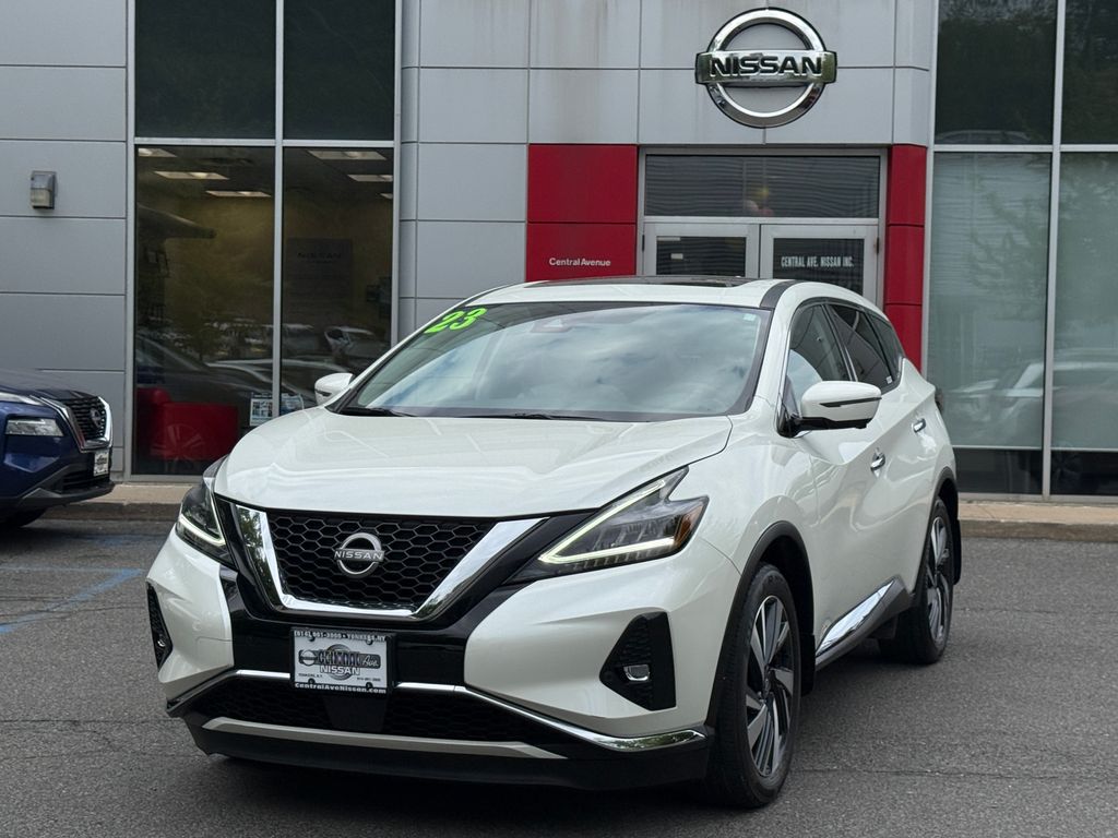 Pearl White Tricoat 2023 Nissan Murano SUV / Crossover All-Wheel Drive Continuously Variable Transmission
