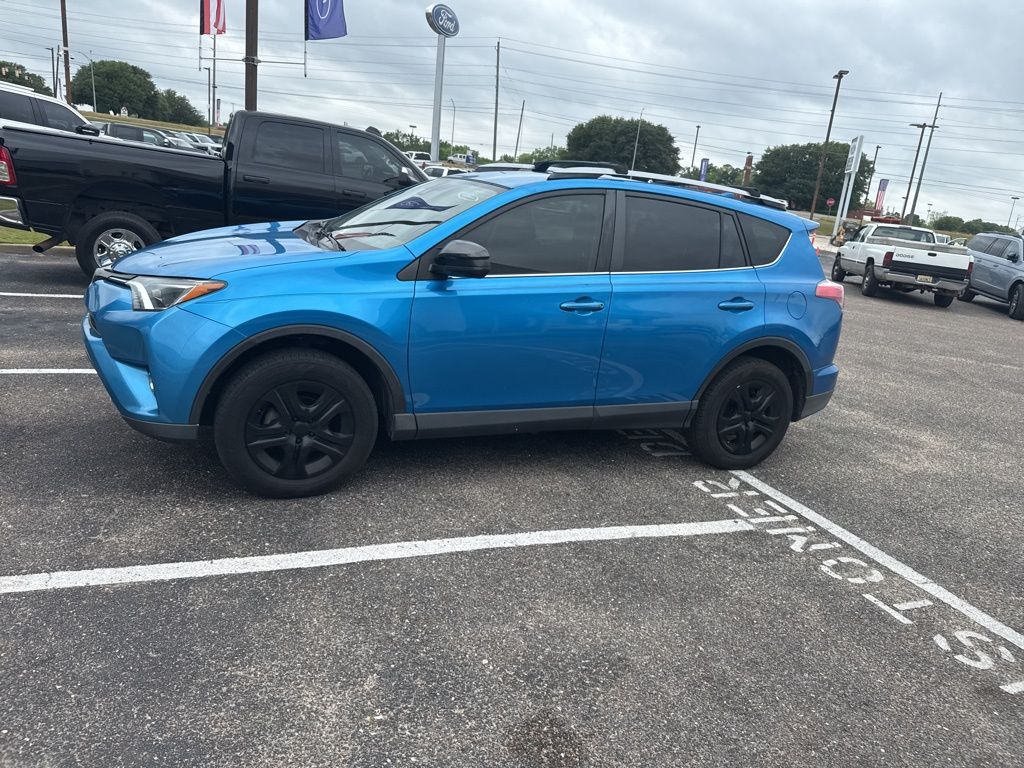 2018 Electric Storm Blue Toyota RAV4 LE FWD SUV