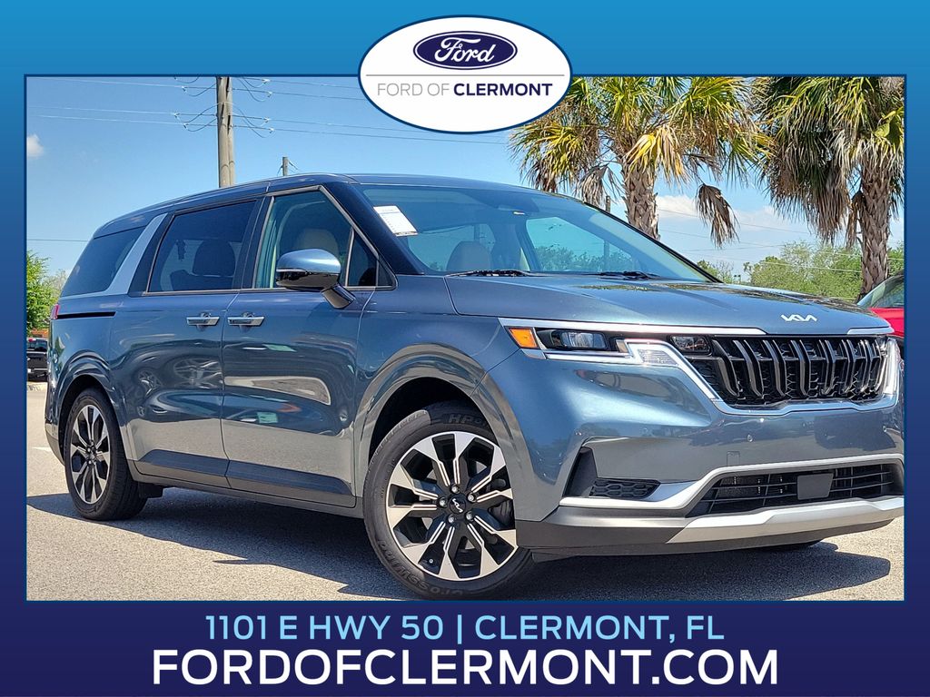 Astra Blue 2023 Kia Carnival EX FWD Minivan Front-Wheel Drive 8-Speed Automatic