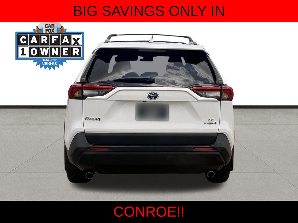 2024 Toyota RAV4 Hybrid LE White at Big Star Chrysler Jeep Dodge Ram 