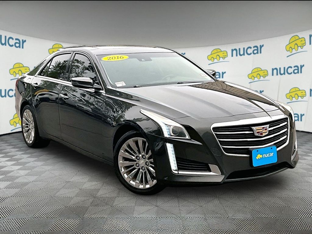 Phantom Gray Metallic 2016 Cadillac CTS Sedan All-Wheel Drive 8-Speed Automatic