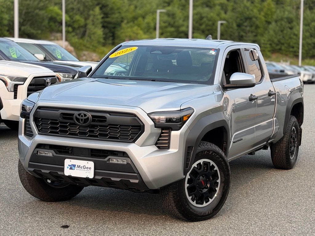 Celestial Silver Metallic 2025 Toyota Tacoma Pickup Truck Four-Wheel Drive 8-Speed Automatic