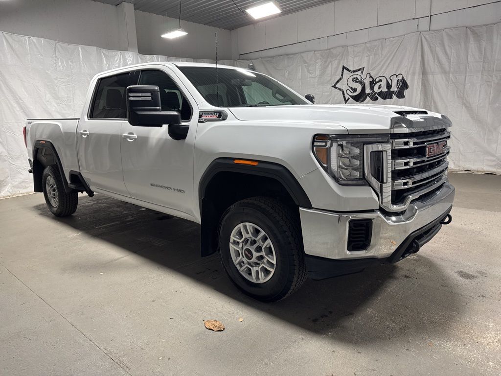 Summit White 2022 GMC Sierra 2500HD SLE Crew Cab 4WD Pickup Truck Four-Wheel Drive Automatic