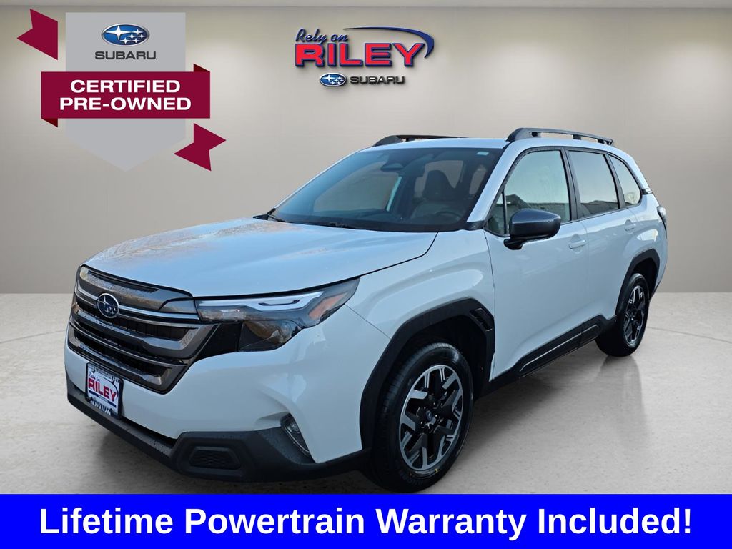 Crystal White Pearl 2026 Subaru Forester Crossover AWD SUV / Crossover All-Wheel Drive Continuously Variable Transmission