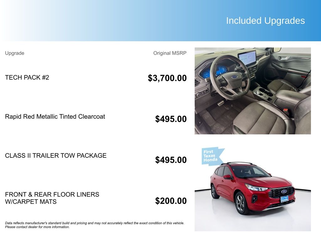 Used Car 2023 Ford Escape Hybrid  St-line Select For Sale Under $25,000 In Austin, Texas